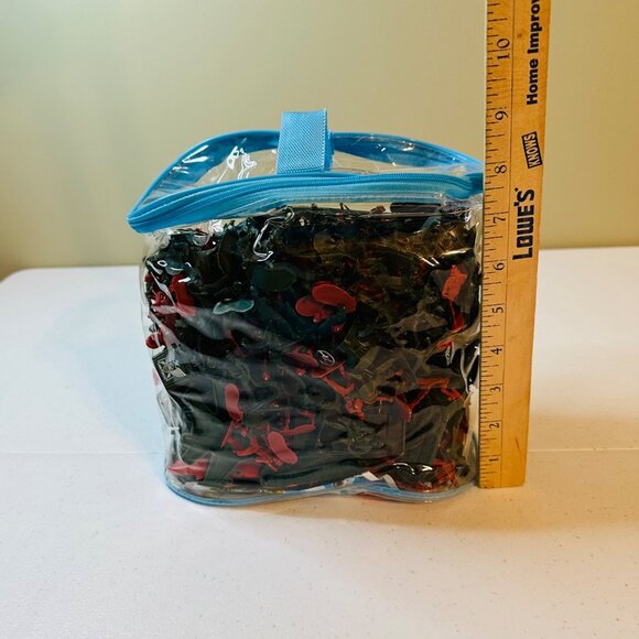 300-Piece Toy Plastic Soldiers Toy Army Soldiers Set In Portable Zip Bag - Picture 6 of 7
